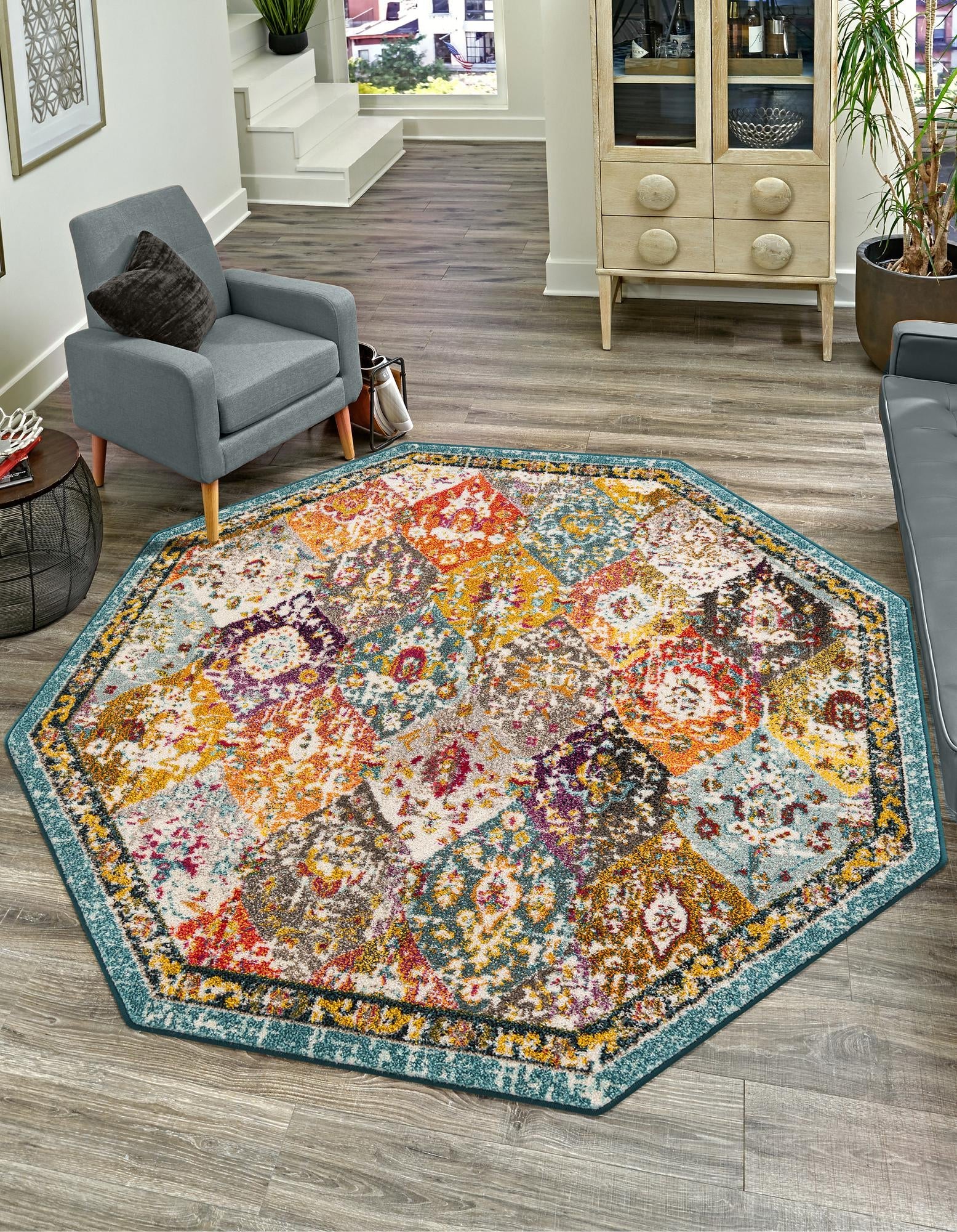 Brighton Terrace Collection Area Rug -  Rottingdean (Multi)