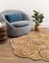 Woven Seaside Jute Collection Area Rug - Whittaker