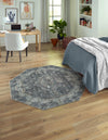 Caribbean Breeze Collection Area Rug -  Utila Octagon Fume Gray  lifestyle 43