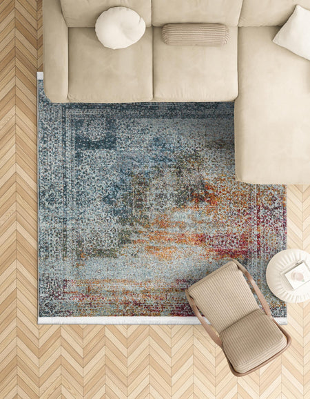 Caribbean Breeze Collection Area Rug -  Yucatan