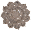 Woven Seaside Jute Collection Area Rug - Coastalhaven (Gray) Round Gray Main