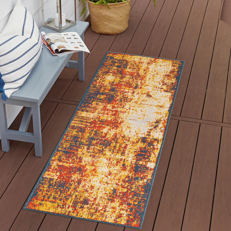 Seaside Haven Rugs Collection Area Rug -  Schooner Runner Multi  lifestyle 70