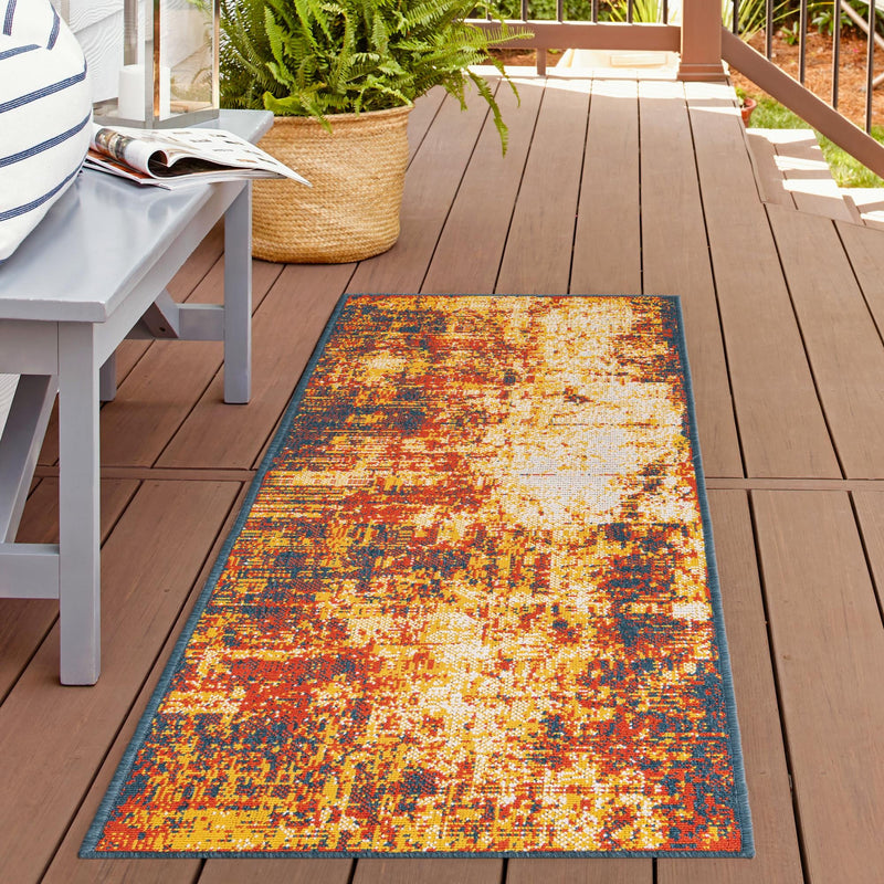 Seaside Haven Rugs Collection Area Rug -  Schooner Runner Multi  lifestyle 74