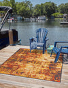 Seaside Haven Rugs Collection Area Rug -  Schooner Square Multi  lifestyle 20