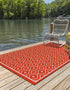 Seaside Lattice Collection Area Rug - Brighton