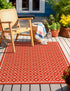 Seaside Lattice Collection Area Rug - Brighton