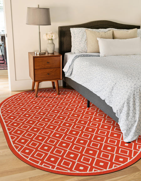 Seaside Lattice Collection Area Rug - Brighton