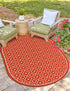 Seaside Lattice Collection Area Rug - Brighton