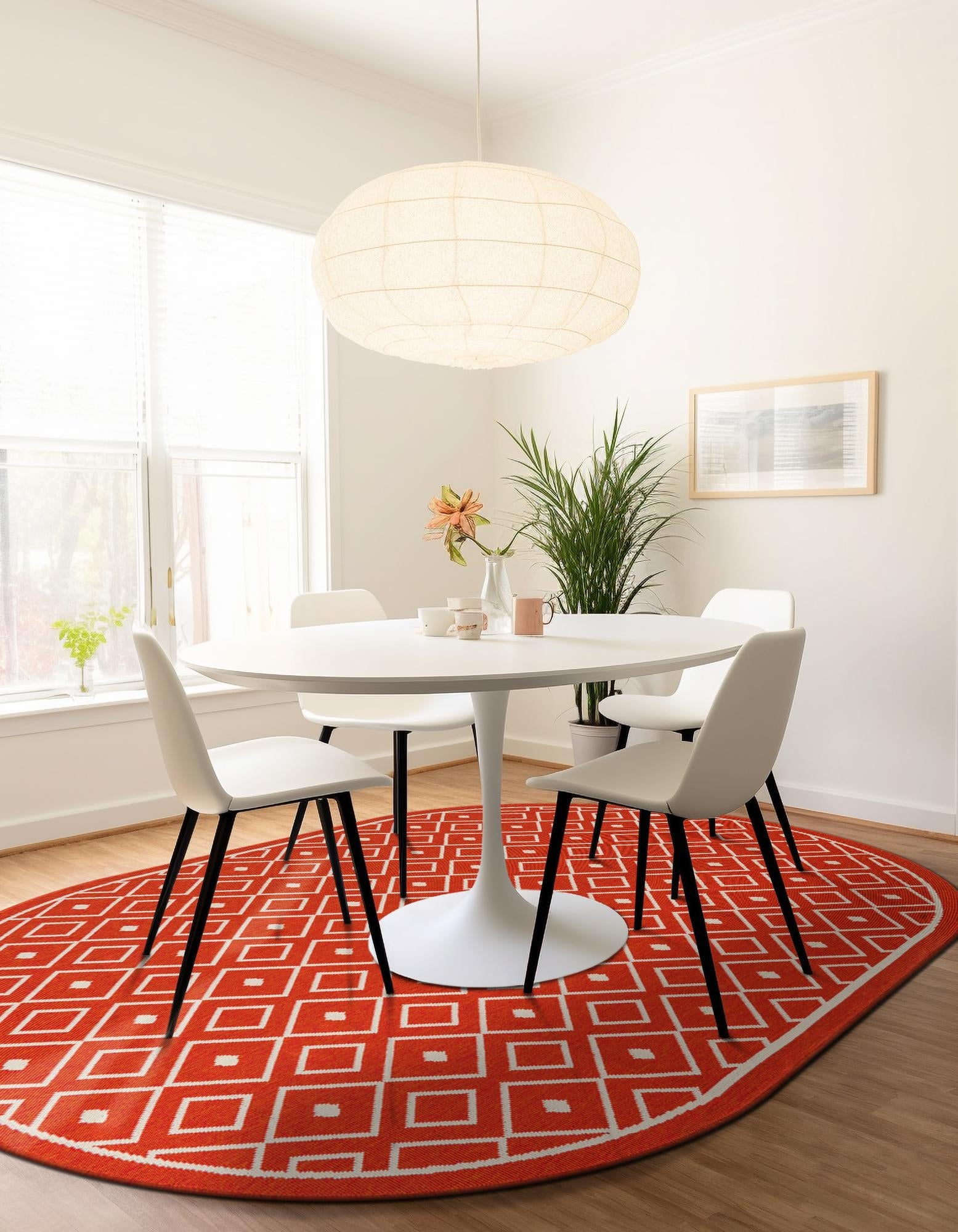 Seaside Lattice Collection Area Rug - Brighton