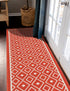 Seaside Lattice Collection Area Rug - Brighton