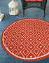 Seaside Lattice Collection Area Rug - Brighton