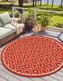 Seaside Lattice Collection Area Rug - Brighton