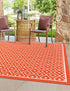 Seaside Lattice Collection Area Rug - Brighton