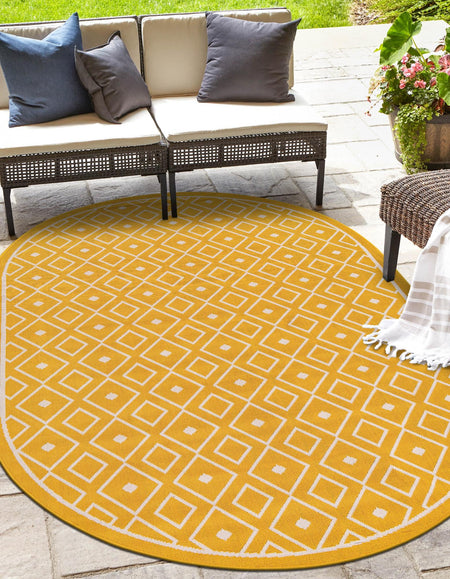 Seaside Lattice Collection Area Rug - Brighton