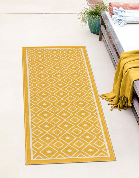 Seaside Lattice Collection Area Rug - Brighton