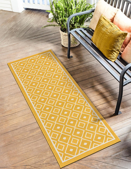 Seaside Lattice Collection Area Rug - Brighton