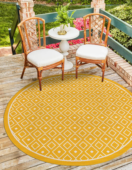 Seaside Lattice Collection Area Rug - Brighton