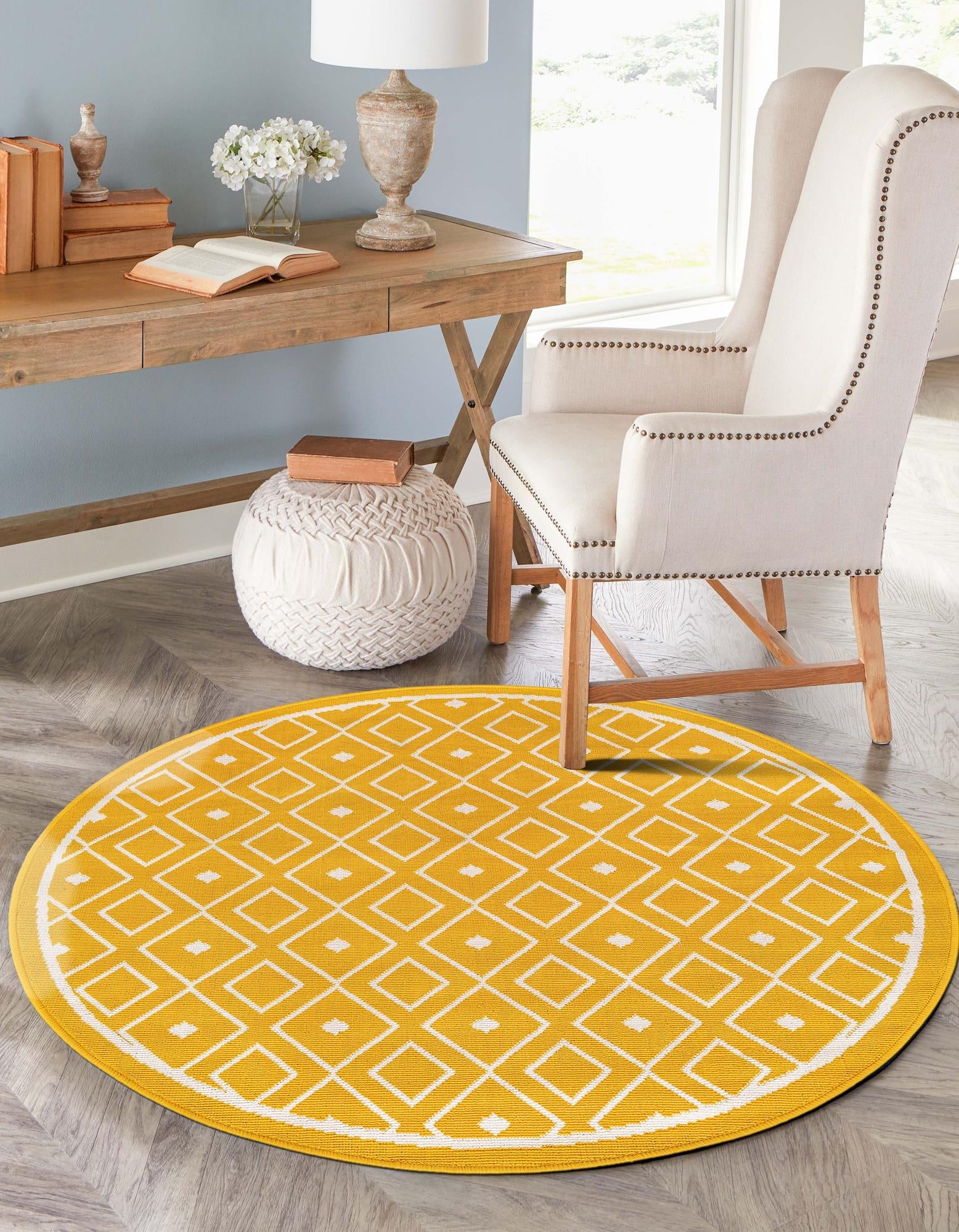 Seaside Lattice Collection Area Rug - Brighton