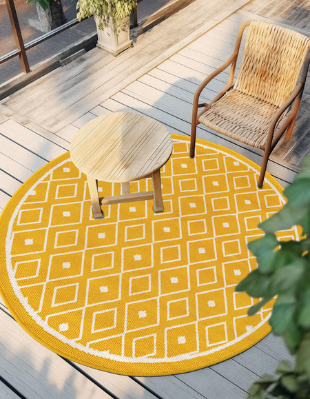 Seaside Lattice Collection Area Rug - Brighton