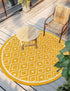 Seaside Lattice Collection Area Rug - Brighton