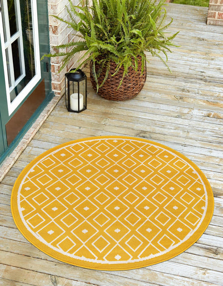 Seaside Lattice Collection Area Rug - Brighton