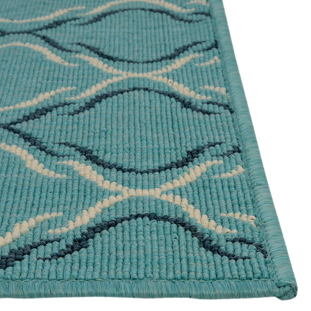 Seaside Lattice Collection Area Rug -  Hastings