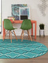 Seaside Lattice Collection Area Rug -  Hastings