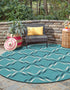 Seaside Lattice Collection Area Rug -  Hastings