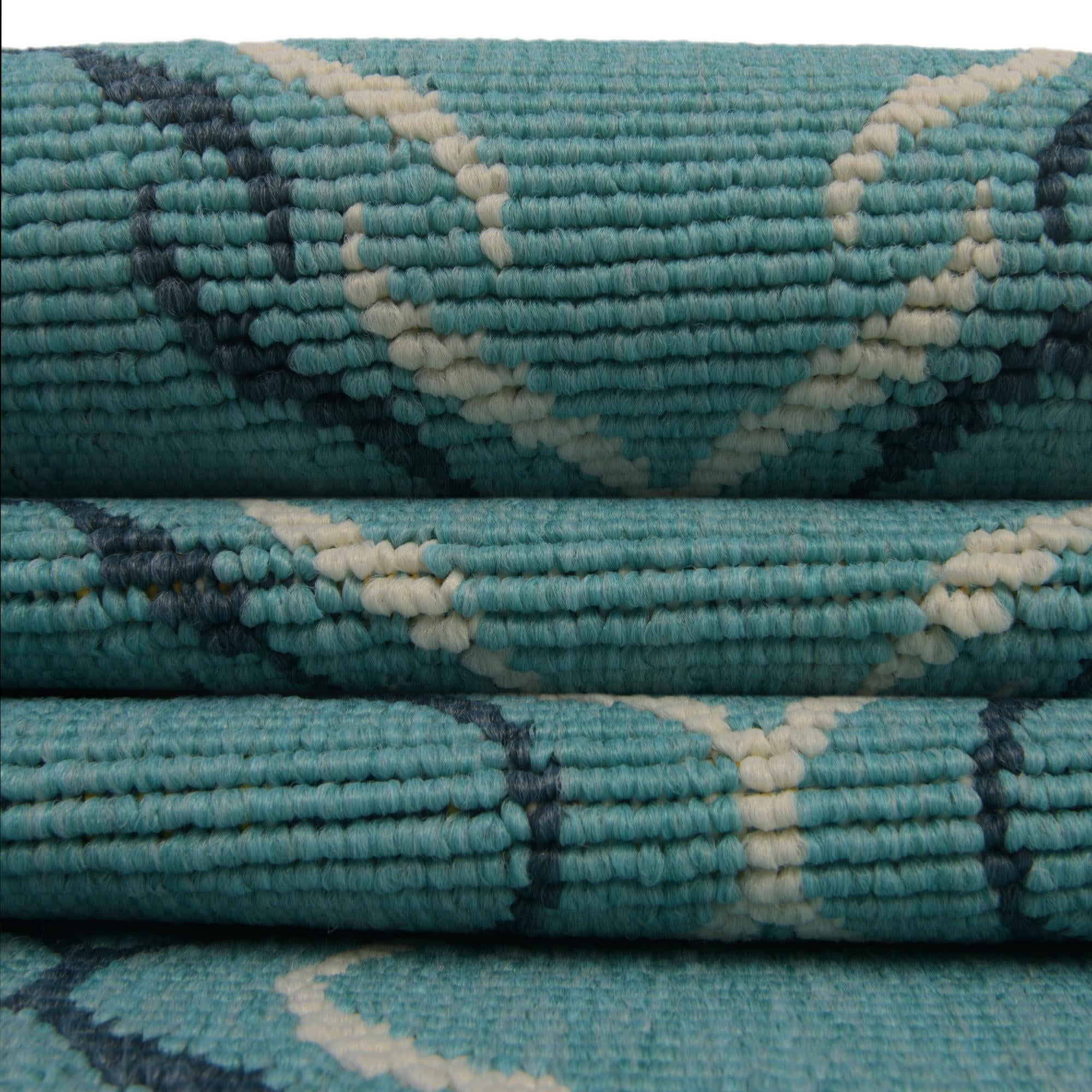 Seaside Lattice Collection Area Rug -  Hastings