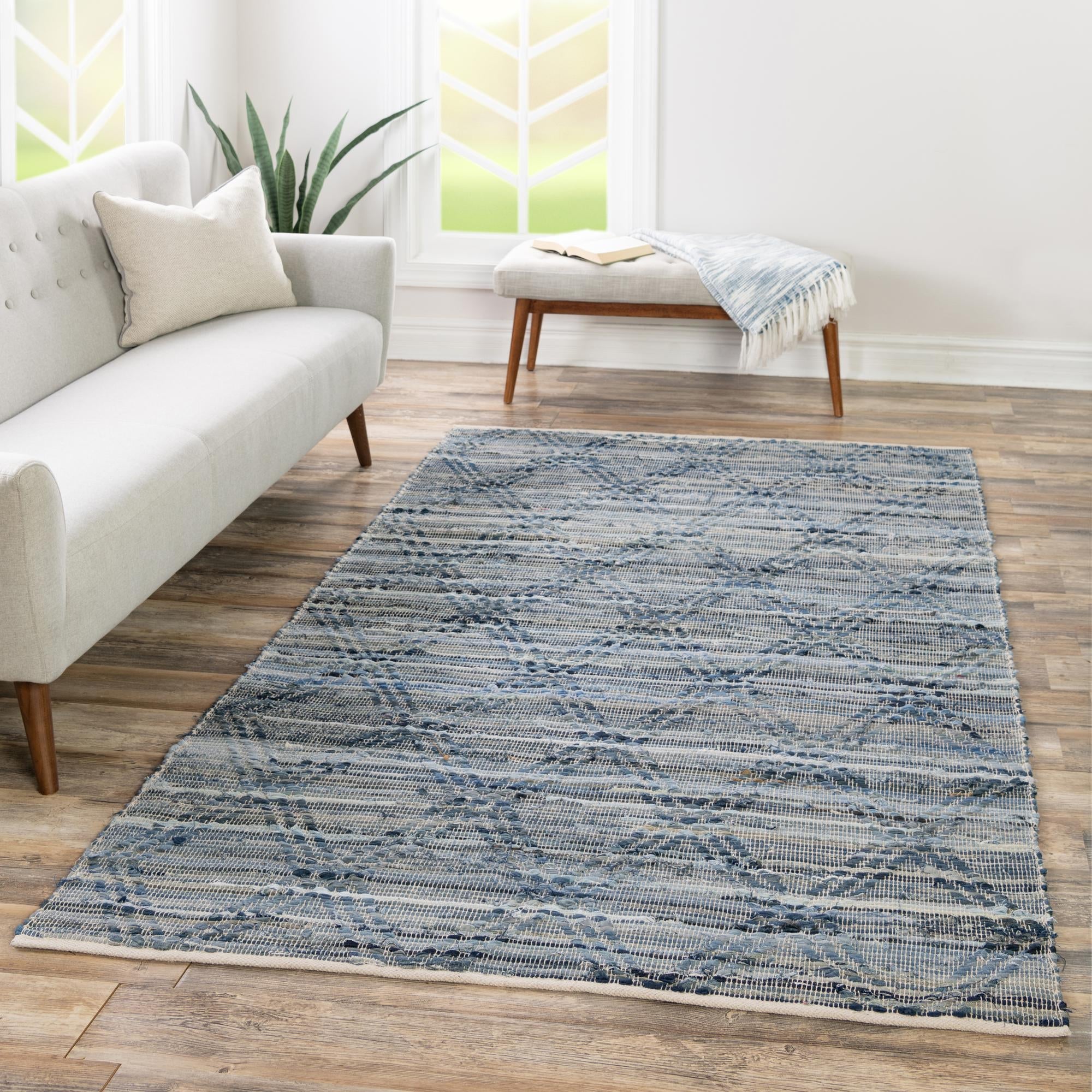 Thar Cotton Collection Area Rug - Pune