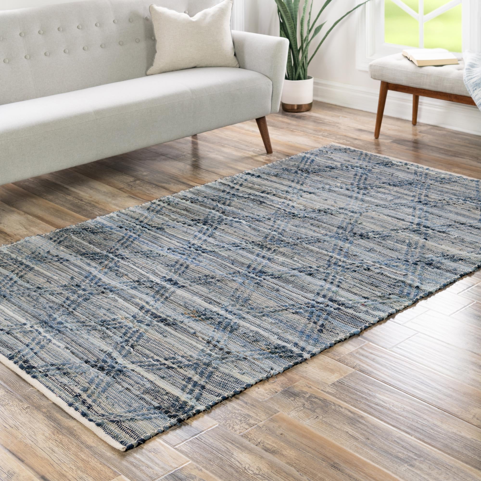 Thar Cotton Collection Area Rug - Pune