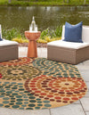 Urban Terrace Collection Area Rug -  Esplanade Oval Beige  lifestyle 21