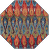 Urban Terrace Collection Area Rug -  Compass Octagon Multi  lifestyle 22