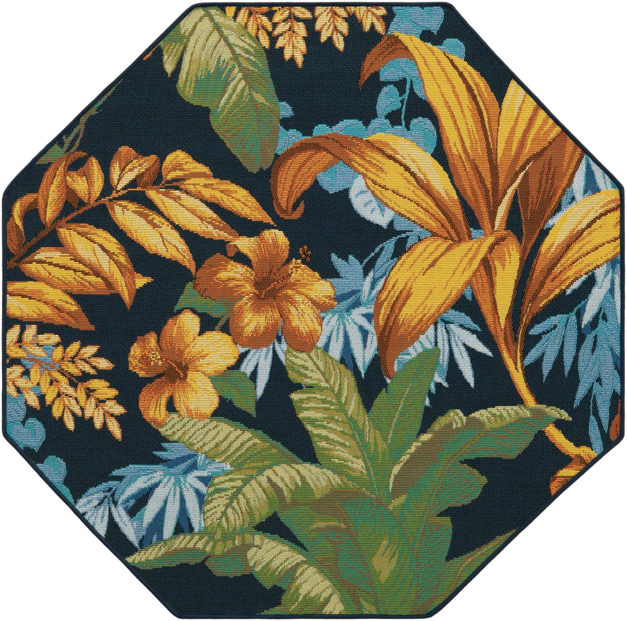 Seaside Blooms Collection Area Rug -  Grove