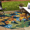 Garden Terrace Escape Collection Area Rug -  Grove Octagon Multi  lifestyle 84