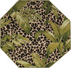 Garden Terrace Escape Collection Area Rug -  Lotus Octagon Green  lifestyle 20