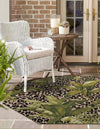 Garden Terrace Escape Collection Area Rug -  Lotus Octagon Green  lifestyle 30