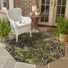 Garden Terrace Escape Collection Area Rug -  Lotus Octagon Green  lifestyle 85