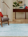 Metro Heights Collection Area Rug -  Yorkville Square Turquoise  lifestyle 56