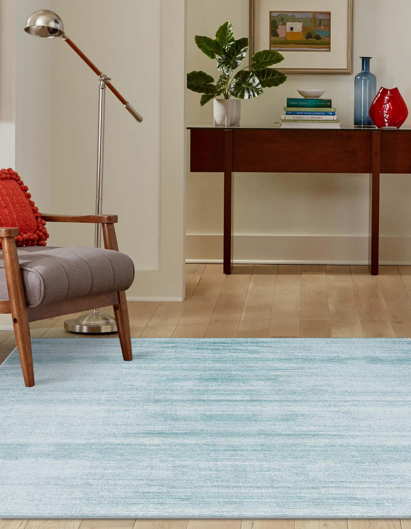 Metro Heights Collection Area Rug -  Yorkville Square Turquoise  lifestyle 56