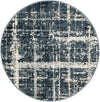 Metro Heights Collection Area Rug -  Flatiron Round Navy Blue  lifestyle 38