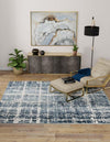 Metro Heights Collection Area Rug -  Flatiron Square Navy Blue  lifestyle 45