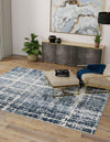 Metro Heights Collection Area Rug -  Flatiron Square Navy Blue  lifestyle 51