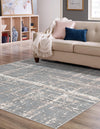 Metro Heights Collection Area Rug -  Flatiron Square Gray  lifestyle 72