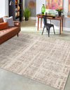 Metro Heights Collection Area Rug -  Flatiron Square Light Brown  lifestyle 73