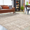 Metro Heights Collection Area Rug -  Flatiron Square Light Brown  lifestyle 169