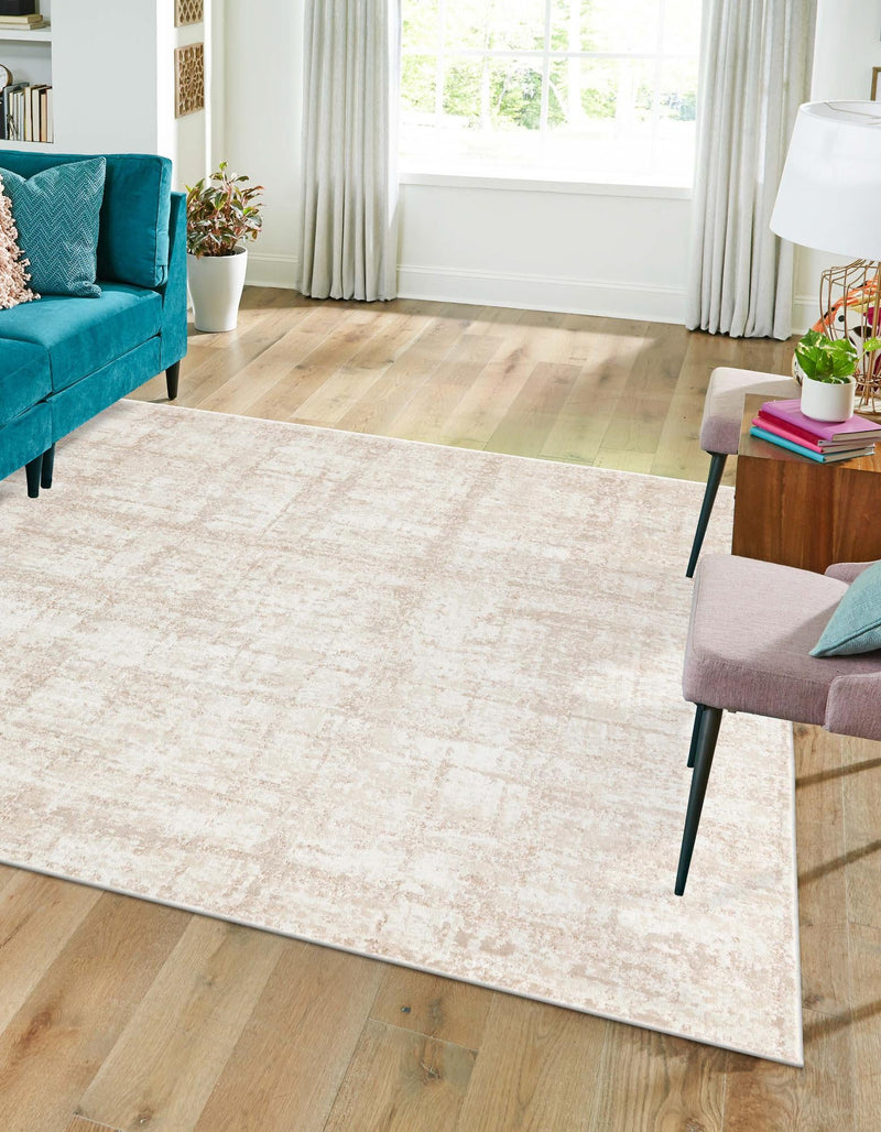 Metro Heights Collection Area Rug -  Flatiron Square Beige  lifestyle 92