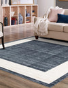 Metro Heights Collection Area Rug -  Park Square Navy Blue  lifestyle 76