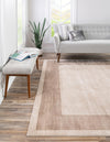 Metro Heights Collection Area Rug -  Park Square Beige  lifestyle 111