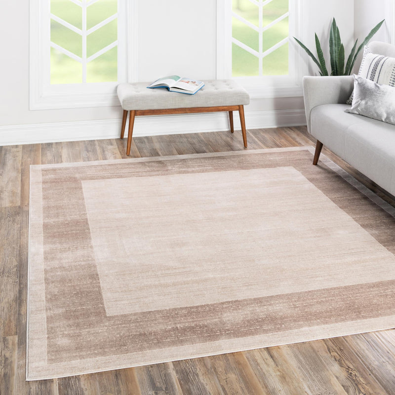 Metro Heights Collection Area Rug -  Park Square Beige  lifestyle 143